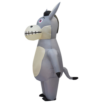 Donkey Inflatable Costume Adult Kids Funny Halloween Party Donkey Costumes Becostume